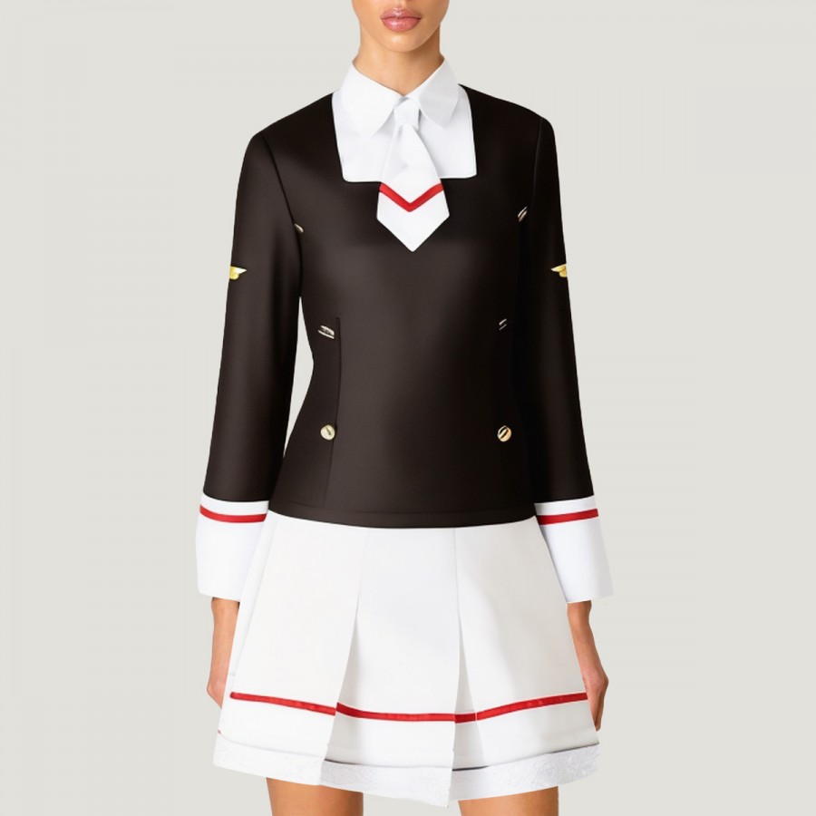 Sakura Wood Cute Loli Sailor JK Set