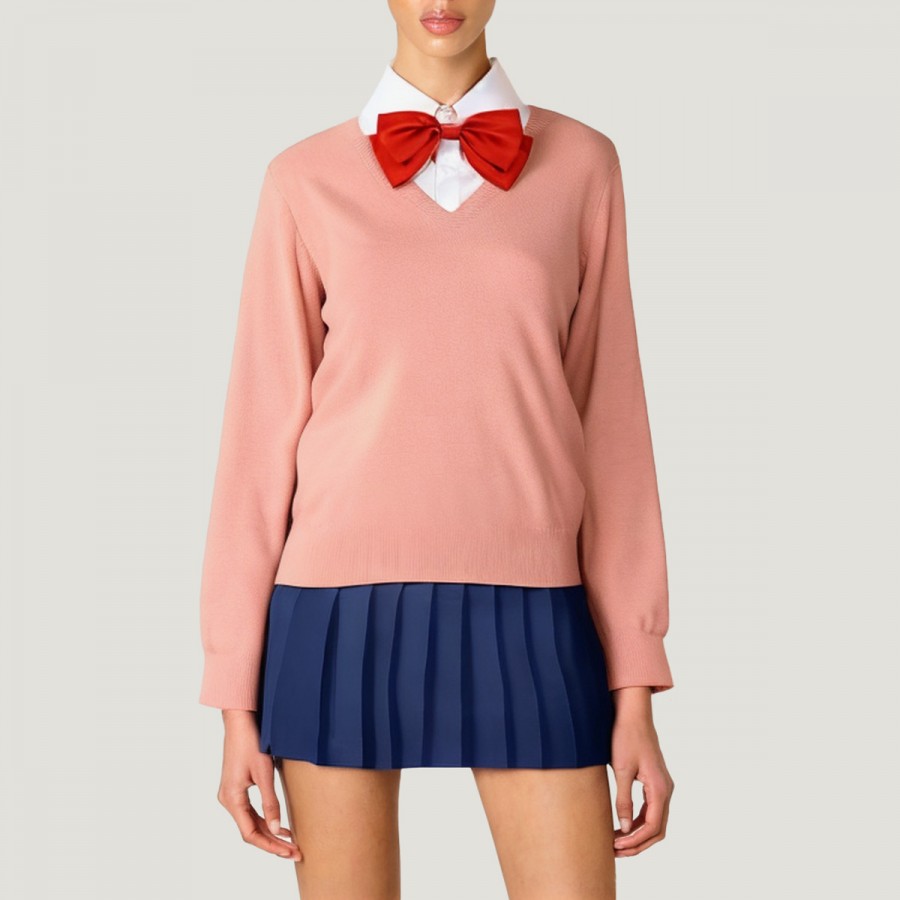 Anime Girl Halloween Sweater Dress Set