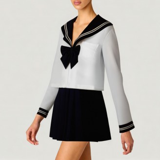 Japanese-style sailor JK school uniform set