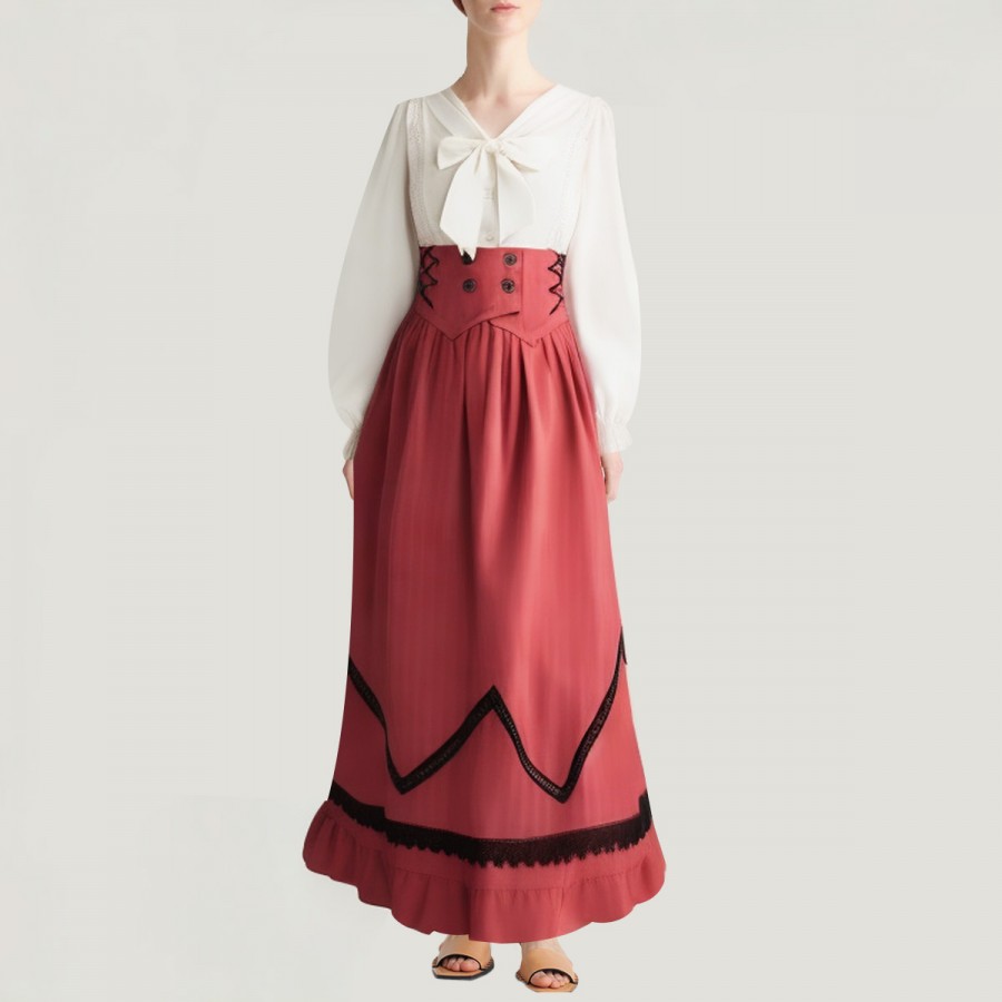 Women's Vintage Velvet Maxi Dress