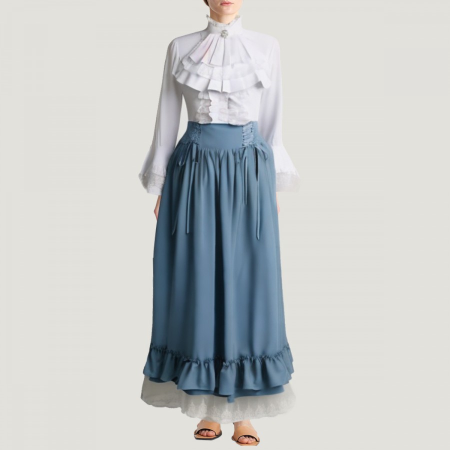 Victorian vintage two-piece dress