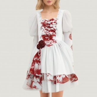 Gothic Lolita Bloody Bride Dress