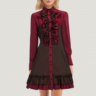 Medieval Gothic Lolita Long-Sleeved Dress