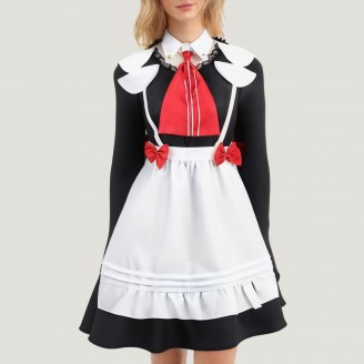 Noelle-themed maid café apron set