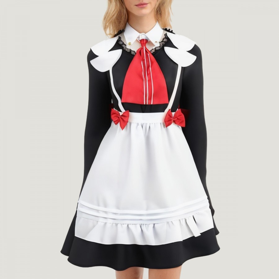 Noelle-themed maid café apron set