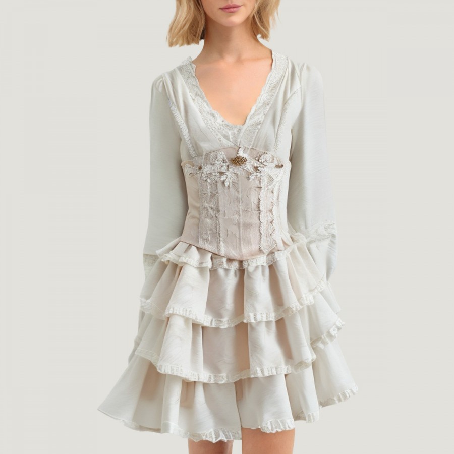 Extra Long Dreamy Lace Lolita Ballet Dress