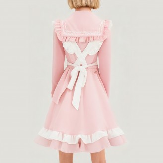 Cute Sailor Lolita Maid Long-Sleeved Set
