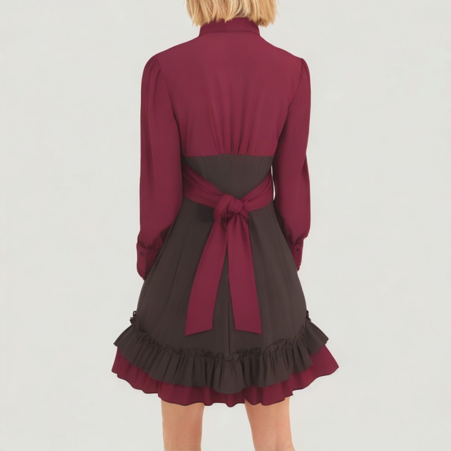 Medieval Gothic Lolita Long-Sleeved Dress