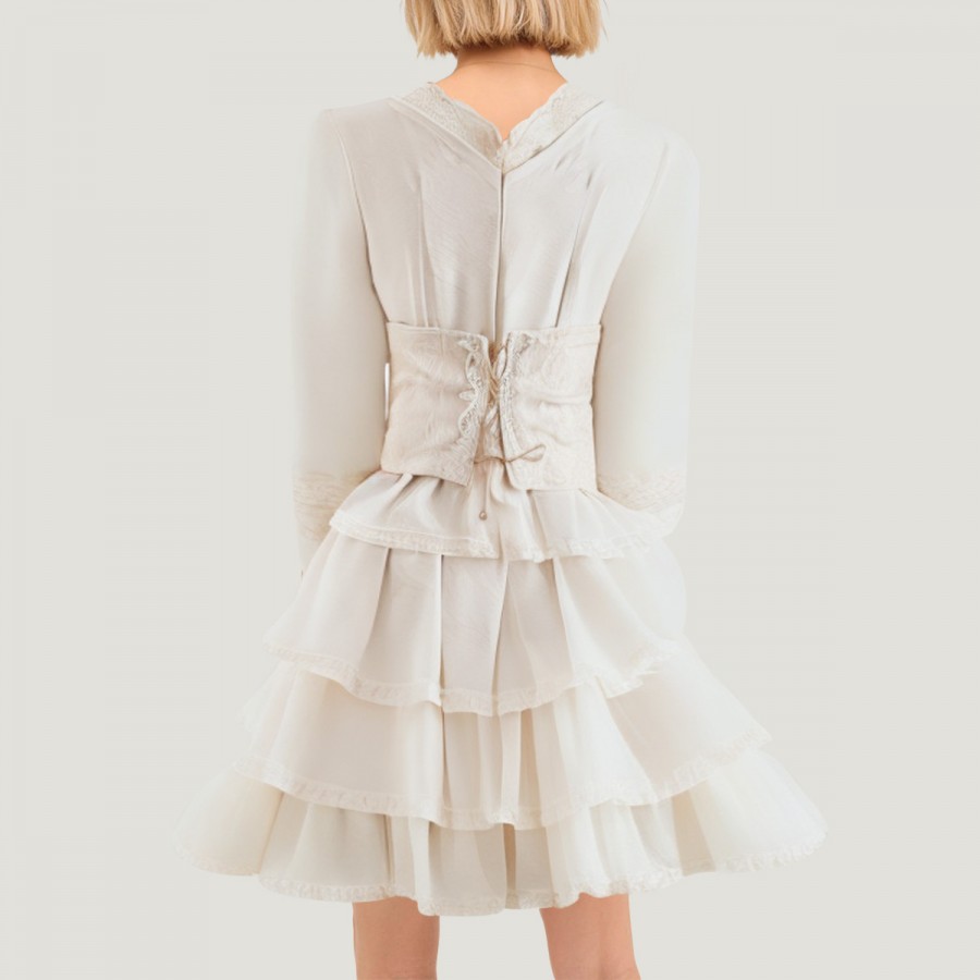 Extra Long Dreamy Lace Lolita Ballet Dress