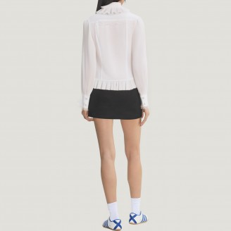 Victoria lace ruffled high-neck Lolita shirt