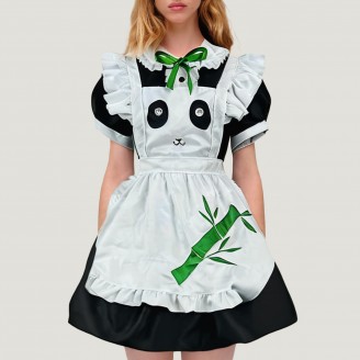 Panda Lolita Maid Bubble Skirt