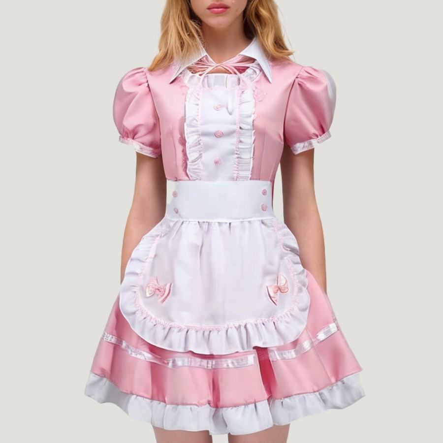 French apron maid outfit for female cosplay