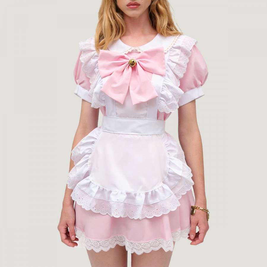 Pink Dream Lolita Sweet Maid Role-Playing Set