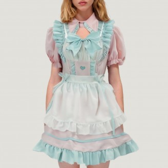 Japanese Lolita style maid cosplay dress