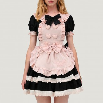 Japanese anime maid Lolita dress set