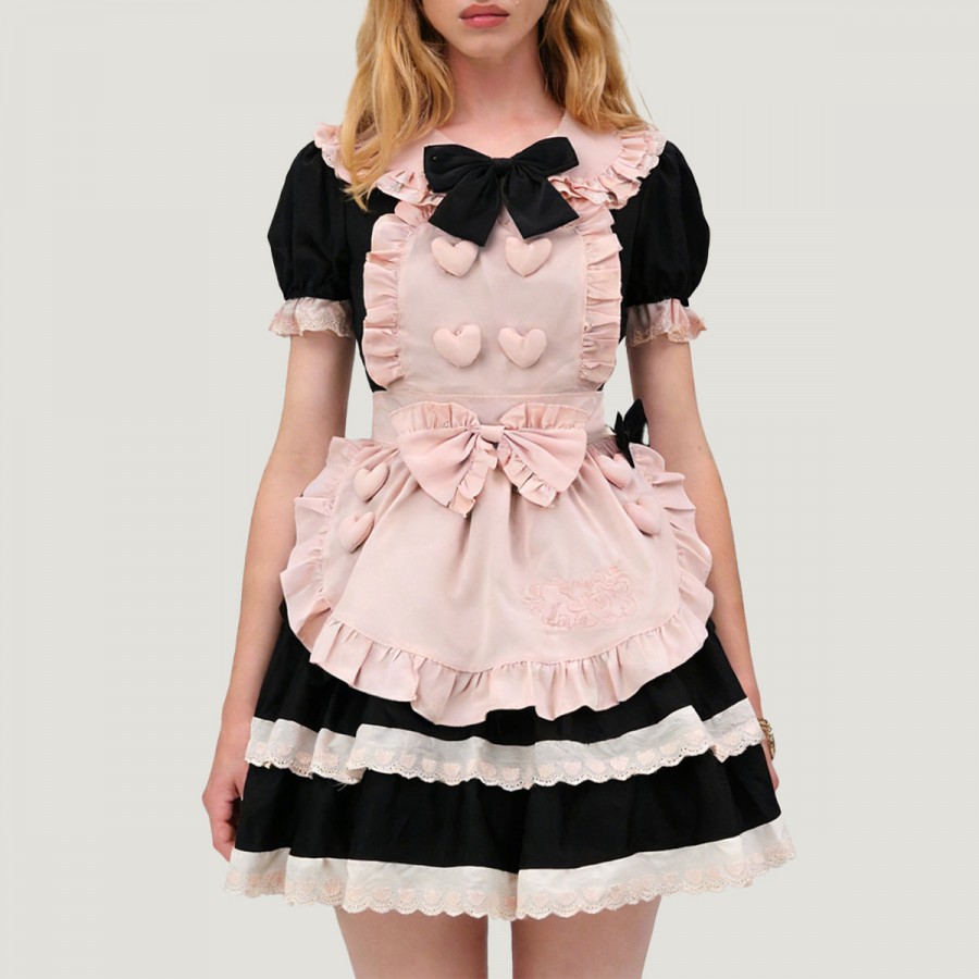 Japanese anime maid Lolita dress set