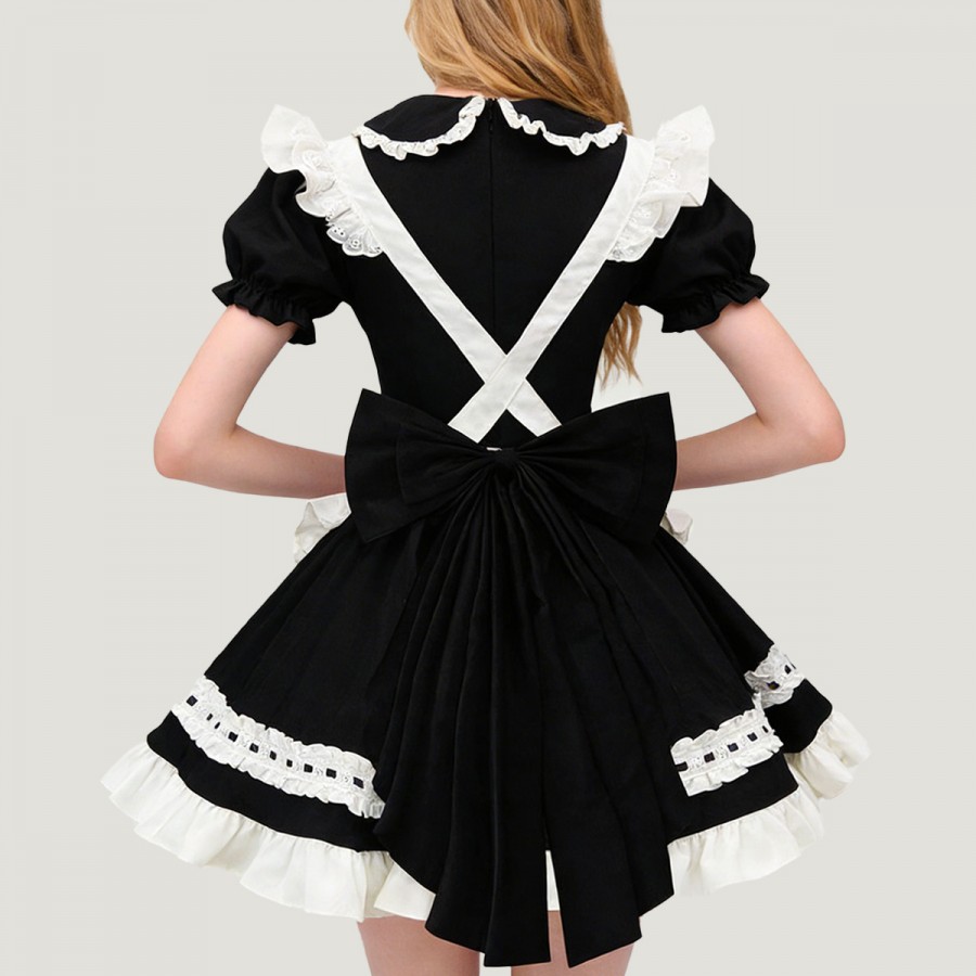 Black and white Lolita dress