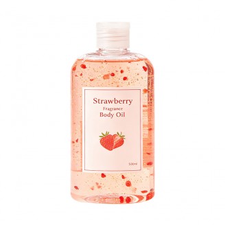 Long-Lasting Fragrance Shower Oil with Natural Strawberry 