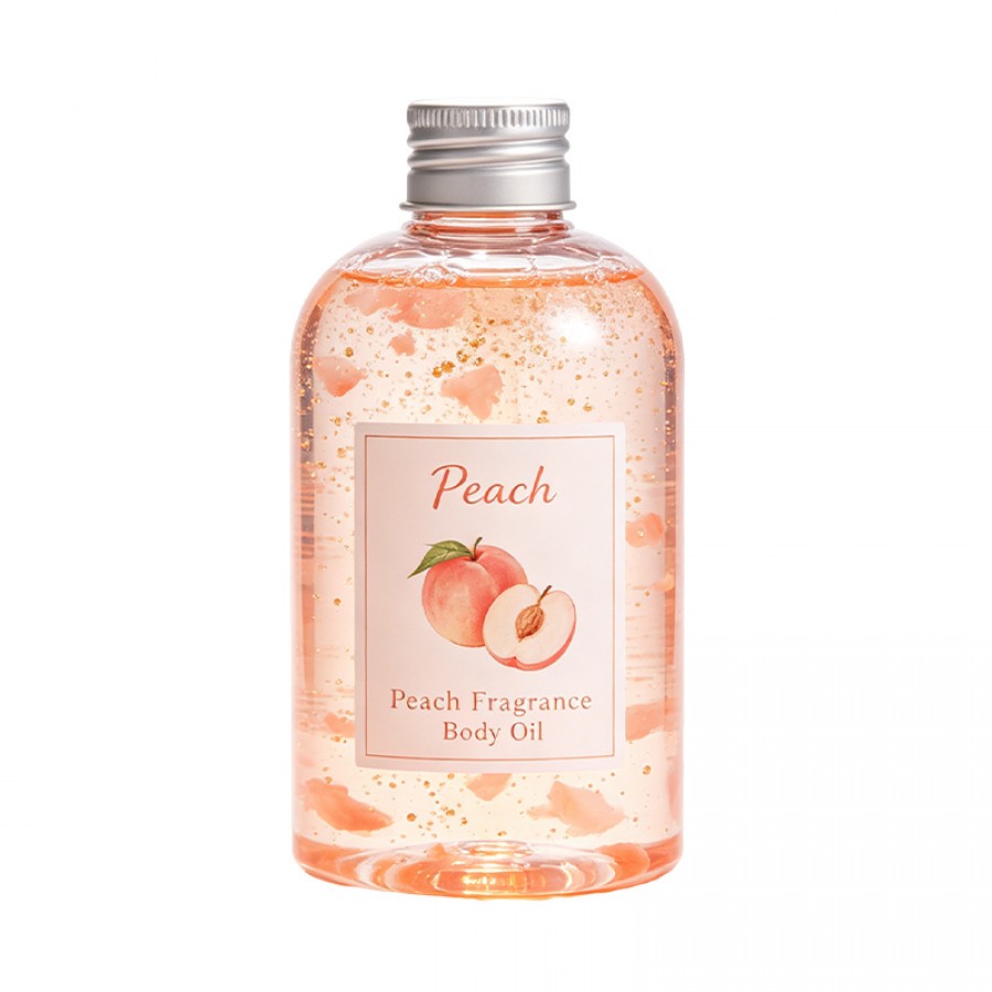 Skin-Softening Shower Oil with Sweet Natural Peach Fragrance
