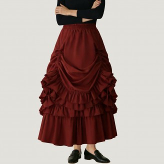 Gothic Renaissance Ruffled Skirt