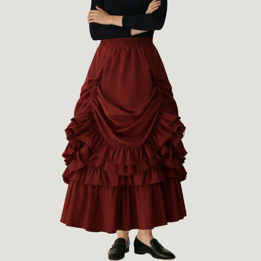 Gothic Renaissance Ruffled Skirt
