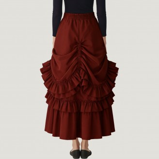 Gothic Renaissance Ruffled Skirt